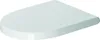 WC-Sitz Starck 3 mit SoftClose Scharniere edelstahl, weiß Produktbild-Vorschau 1