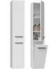 Badezimmerschrank NEL IV 31x30x174 cm Mattweiß Produktbild-Vorschau 1