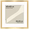 Cornice FRAMAI® 40x40 cm in oro con passe-partout - Telaio Anteprima dell’immagine prodotto 2