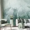 Selbstklebende Folie Fototapete - Deer in Ferns - Third Produktbild-Vorschau 2