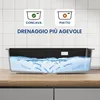 CECIPA max Spülbecken Schwarz 70x45x20 cm mit Wasserhahn Produktbild-Vorschau 9
