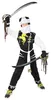 Drachen Ninja Kostüm für Jungen schwarzes Ninjakostüm Produktbild-Vorschau 2