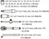 Yato YT-12671, 1/2", 25 kusov Náhľad obrázku produktu 12