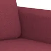 Maison Exclusive - 2-tlg. Sofagarnitur mit Kissen Weinrot Produktbild-Vorschau 5