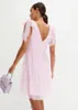 Bonprix donna abito rosa con fiocchi taglia: 36/38 Anteprima dell’immagine prodotto 2