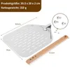 Pizzaschieber aus Aluminium mit langem Griff, 30,5 cm, Produktbild-Vorschau 6