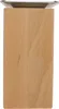A single wooden furniture leg with a metal mounting plate on top, isolated on a white background. Náhľad obrázku produktu