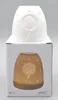 Teelichtleuchte Mini Iglu auf Holzsockel Pusteblume ca. Produktbild-Vorschau 1