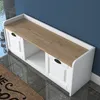 Skye Decor, P2 - 1808 - Noce, Scarpiera, Bianco, 120 x 45 x Anteprima dell’immagine prodotto 4