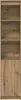 Aparador Artisan Roble 37,5x35x180 cm Madera de ingeniería Vista previa de la imagen del producto 4