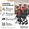 Mucola Wagenheber 2x3000KG Abstellböcke Unterstellbock Produktbild-Vorschau 1