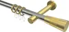 Interdeco Gardinenstange / Vorhangstange Edelstahl-Optik / Produktbild-Vorschau 1
