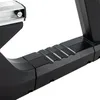 A close-up view of a black and gray exercise bike component with textured grip. Produktbild-Vorschau