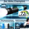 Taschenlampe LED aufladbar Extrem hell Ion Technologie mit Produktbild-Vorschau 8