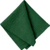 Musselin-Servietten Dunkelgrün 45x45 cm – weiche Produktbild-Vorschau 1