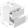 Universal Unterbau auf Standfüßen 55 cm SoftClose anthrazit Produktbild-Vorschau 6