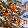 Weihnachtskugeln Outdoor 24er Set Ø10cm Christbaumkugeln Produktbild-Vorschau 8