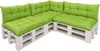 Palettenkissen Set 7-teilig Limette – Sitzkissen 120×50 cm Produktbild-Vorschau 1