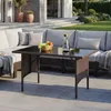 Poly-Rattan Esstisch HWC-G16, Esszimmertisch Gartentisch Produktbild-Vorschau 1
