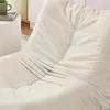Relaxsessel mit Fußhocker Beige Teddyfell – Weiches Lazy Produktbild-Vorschau 16