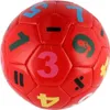 Míč fotbalový malý junior nafouknutý šitý 15cm kůže mix Produktbild-Vorschau 24