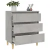 vidaXL Credenza grigio cemento 60x35x70 cm materiale a base Anteprima dell’immagine prodotto 5