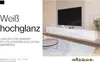 Meuble TV Suspendu Blanc Brillant 270x35x40 cm 3 Modules Voir les images du produit 6