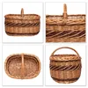 Creative Home Grote picknickmand Rieten mand met handvat, Productafbeelding-voorbeeld 2