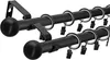 LOFT 240 cm 2-läufige Gardinenstange Schwarz 19 mm aus Produktbild-Vorschau 1