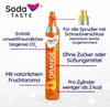 A product image for SodaTASTE Orange CO2 cylinders, featuring the cylinder and descriptive text. Produktbild-Vorschau