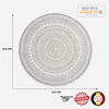 In- & Outdoor Teppich Rund FINN Grau, Ø120 cm Produktbild-Vorschau 3