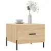 vidaXL Couchtische 2 Stk. Sonoma-Eiche 50x50x40 cm Produktbild-Vorschau 3
