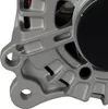 A close-up view of a gray metal alternator housing with intricate details and openings. Náhľad obrázku produktu