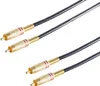 Premium Cinch- Verbindung 0,5m Stereo vergoldet Produktbild-Vorschau 1