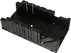 A black plastic miter box is shown from a slightly elevated angle against a white background. Produktbild-Vorschau