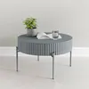 Couchtisch 'Rill' mit Schublade rund Metallbeine 36 x Ø60 Produktbild-Vorschau 2