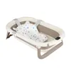 Faltbare Baby Badewanne,Babybadewanne mit Thermometer und Produktbild-Vorschau 2