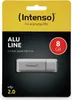 Intenso USB kľúč Alu Line strieborný 8 GB Náhľad obrázku produktu 5