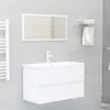 vidaXL Waschbeckenunterschrank Weiß 80x38,5x45 cm Produktbild-Vorschau 2