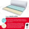 Topper 180x200 cm Matratzenauflage MALTA mit Latex 8 cm Produktbild-Vorschau 4