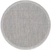 Outdoor Teppich GIZA Grau 160 x 160 cm Rund Produktbild-Vorschau 1