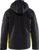 ATLAS Zubehör PROFI-REGEN SHELL JACKE schwarz/gelb Produktbild-Vorschau 3
