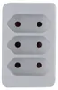 Adaptateur multiprise 3 prises blanc - Adaptateur Voir les images du produit 2