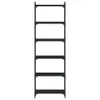 Libreria 6 ripiani Nero 60x30x188 cm Materiale a base di Anteprima dell’immagine prodotto 4