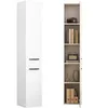 Bibliothèque blanche moderne, sur pied, haute, de style Voir les images du produit 1