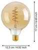 Eglo 110076 LED žárovka E27 1x4W Ø125mm teplá bílá Náhled obrázku produktu 3