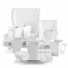 MALACASA, Serie Flora, 18 Tlg . Set Cremeweiß Porzellan Produktbild-Vorschau 1