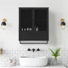 okwish Schminkkommode 60CM zweitürig,Hängeschrank mit Produktbild-Vorschau 2