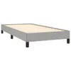 vidaXL Bedframe zonder matras, lichtgrijs, 100x200 cm, stof Productafbeelding-voorbeeld 3