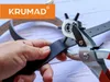 KRUMAD Gatenpons voor leer en riemen, gatenpons met Productafbeelding-voorbeeld 2